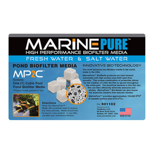 MarinePure High Performance Biofilter Media MP2C (1 Cubic Foot) - Cermedia