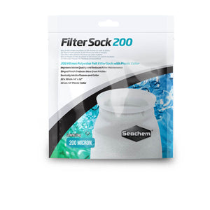 Seachem Filter Sock 200 Micron Welded 4" x 12"